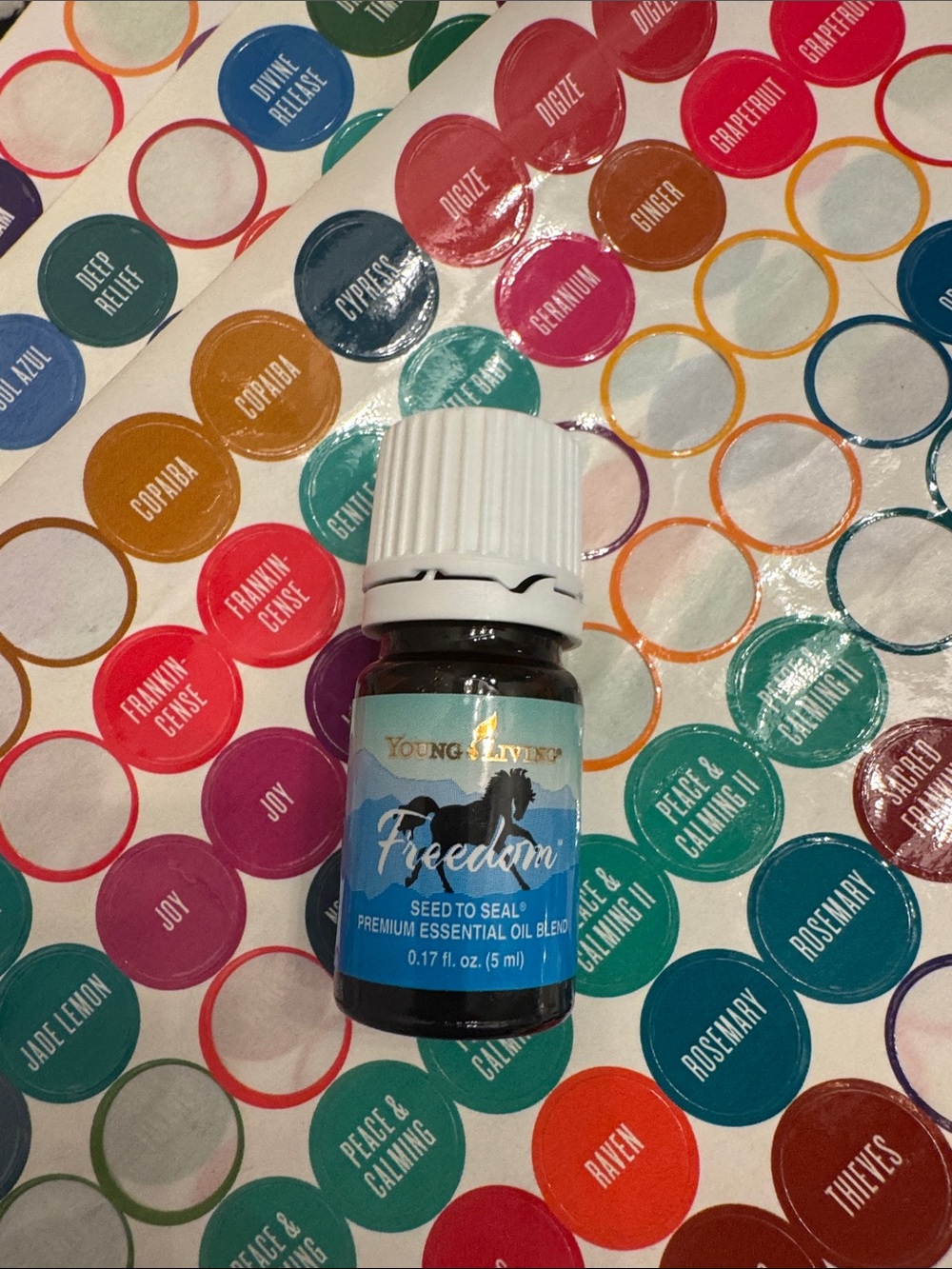 Young Living Freedom Essential Oil Bottle blend sealed